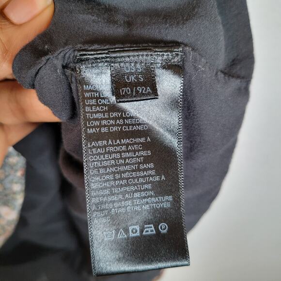 Free People Womens This Is Everything Floral Smocked Mini Dress Size Small Black - Picture 11 of 15